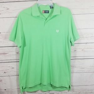 Men's Lime green Chaps polo shirt size large